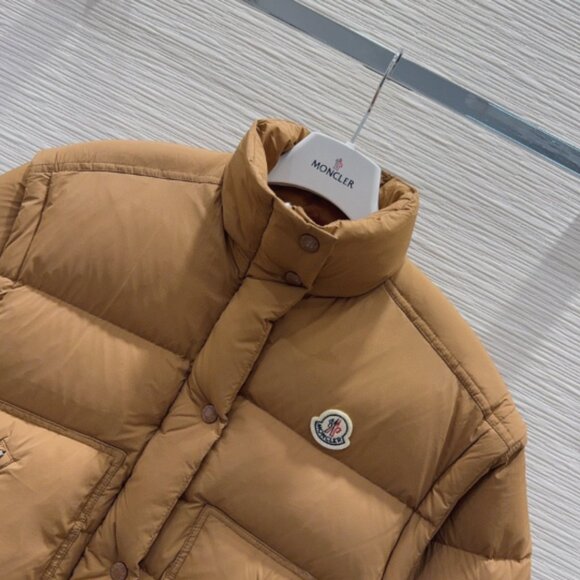 Moncler Women's Tan Puffer Jacket - Picture 4 of 8
